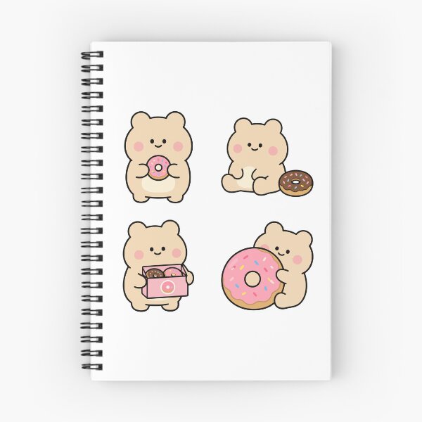 Item preview, Cream Bear Donuts – Cute Kawaii Cartoon designed and sold by Moffyuniverse.
