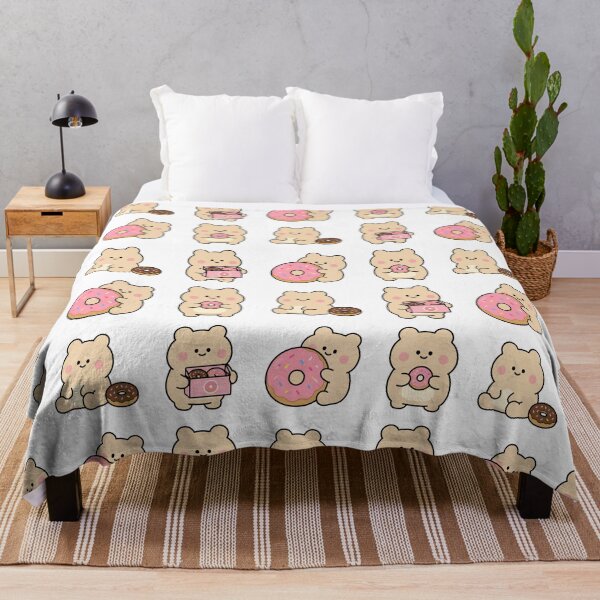 Item preview, Cream Bear Donuts – Cute Kawaii Cartoon designed and sold by Moffyuniverse.