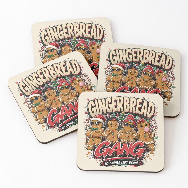 Item preview, Gingerbread Gang – Funny Christmas Cookie Streetwear designed and sold by warlistop.