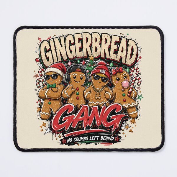 Item preview, Gingerbread Gang – Funny Christmas Cookie Streetwear designed and sold by warlistop.
