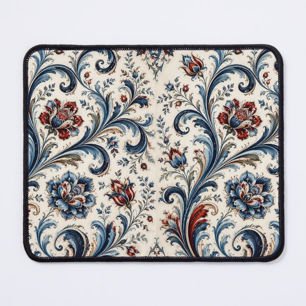 Item preview, Norwegian Blue Telemark Rosemaling ,Rosemaling Blue and Red designed and sold by Owneysweet.