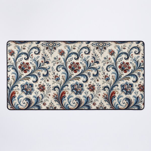 Item preview, Norwegian Blue Telemark Rosemaling ,Rosemaling Blue and Red designed and sold by Owneysweet.