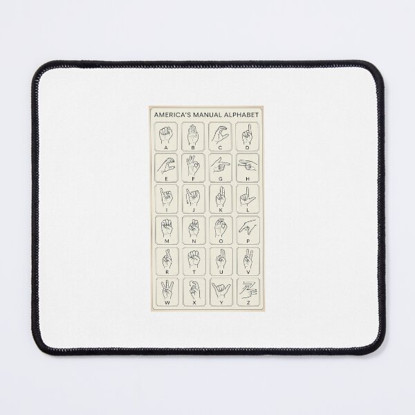 Item preview, USA Manual Alphabet designed and sold by deafhoops1.