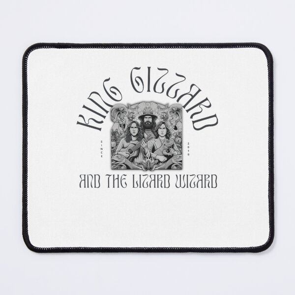 Item preview, Gizzard Vintage King Band Albums Wizard Lizard designed and sold by ArtShopNathani.