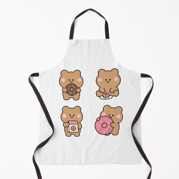 Item preview, Brown Bear Donuts – Cute Kawaii Cartoon designed and sold by Moffyuniverse.