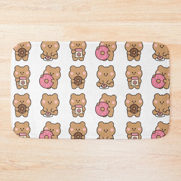 Item preview, Brown Bear Donuts – Cute Kawaii Cartoon designed and sold by Moffyuniverse.