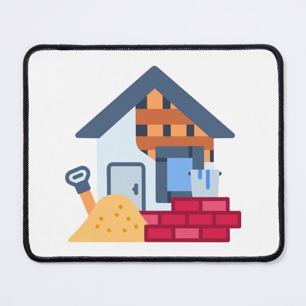 Item preview, House Under Construction - Building Development Sticker for Property Projects designed and sold by Tr Creative Design.