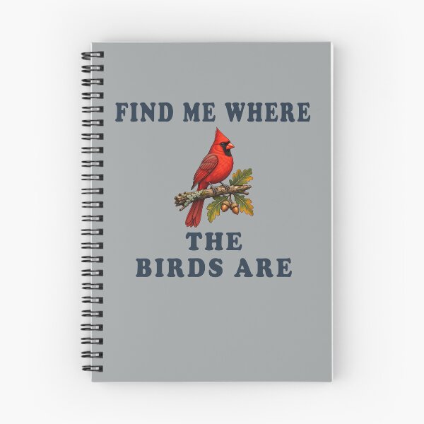 Item preview, Find Me Where the Birds Are | Backyard Bird Lover Vintage Nature Art designed and sold by Mambila.