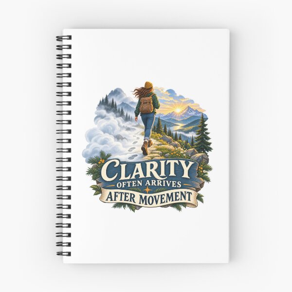 Item preview, Clarity Often Arrives After Movement designed and sold by Mosslume Studio.