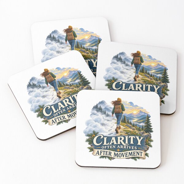 Item preview, Clarity Often Arrives After Movement designed and sold by Mosslume Studio.