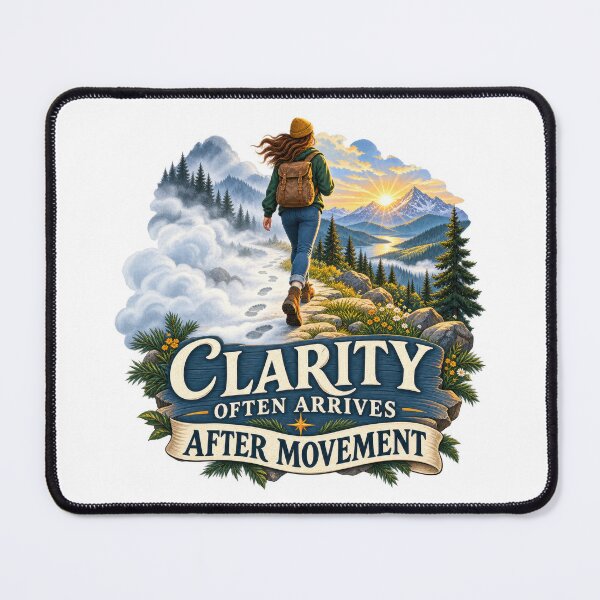 Item preview, Clarity Often Arrives After Movement designed and sold by Mosslume Studio.