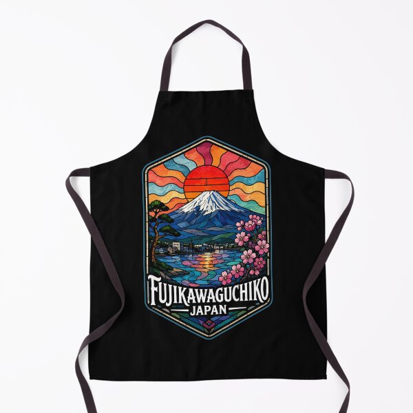 Item preview, Fujikawaguchiko Japan Fuji Stained Glass Travel designed and sold by TomFrontierArt.