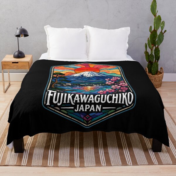 Item preview, Fujikawaguchiko Japan Fuji Stained Glass Travel designed and sold by TomFrontierArt.