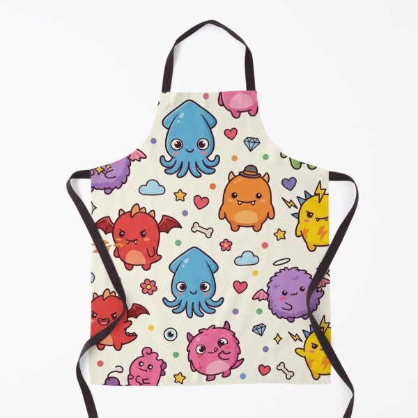 Item preview, Cute Monster Party Seamless Pattern designed and sold by lungpleecha.