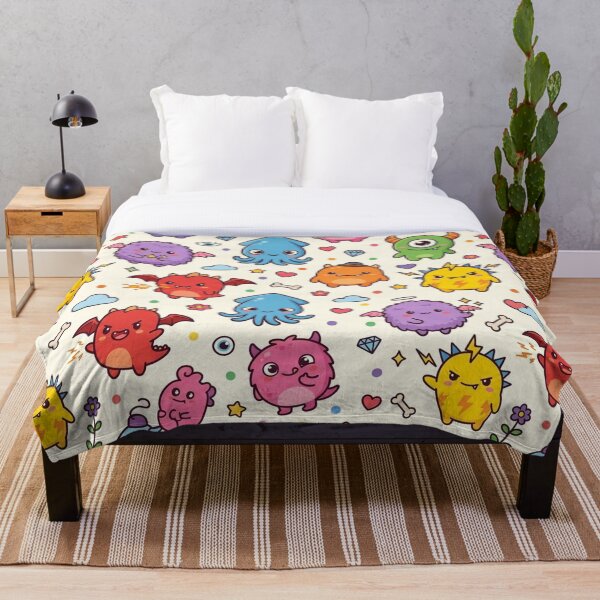 Item preview, Cute Monster Party Seamless Pattern designed and sold by lungpleecha.