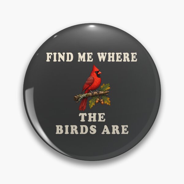 Item preview,  Find Me Where the Birds Are | Backyard Bird Lover Vintage Nature Art designed and sold by Mambila.
