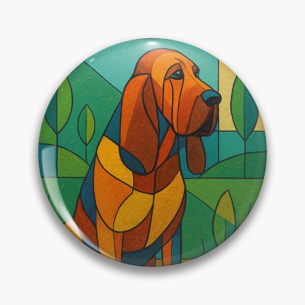 Item preview, Bloodhound Dog – Noble Hound Portrait illustration designed and sold by GalleryKauffeld.