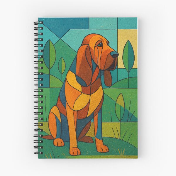 Item preview, Bloodhound Dog – Noble Hound Portrait illustration designed and sold by GalleryKauffeld.