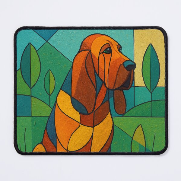 Item preview, Bloodhound Dog – Noble Hound Portrait illustration designed and sold by GalleryKauffeld.