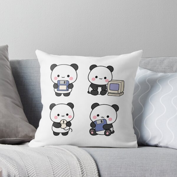 Item preview, Panda Retro Computer Gaming – Cute Kawaii Cartoon designed and sold by Moffyuniverse.