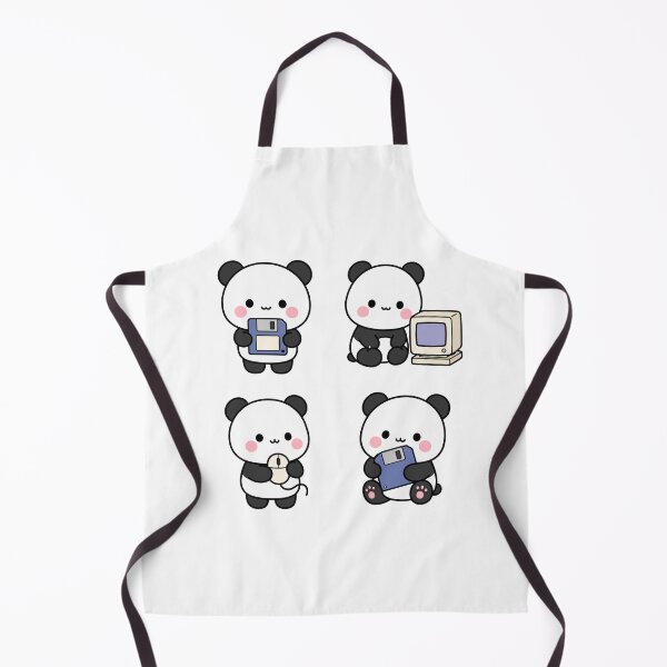 Item preview, Panda Retro Computer Gaming – Cute Kawaii Cartoon designed and sold by Moffyuniverse.