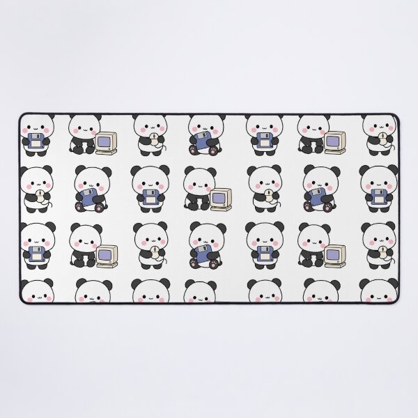 Item preview, Panda Retro Computer Gaming – Cute Kawaii Cartoon designed and sold by Moffyuniverse.