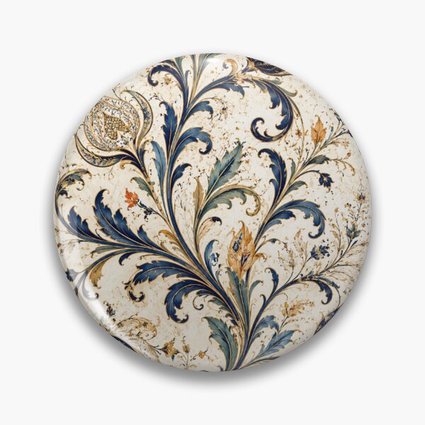 Item preview, Norwegian Blue Telemark Rosemaling ,Rosemaling Blue and Red  designed and sold by Owneysweet.