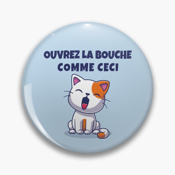 Item preview, Please Open Your Mouth Like This – Funny Cat Dentist Meme 4 designed and sold by WordPlayStudio.