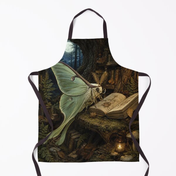 Item preview, The Luna Moth’s Midnight Library designed and sold by thewandswant.