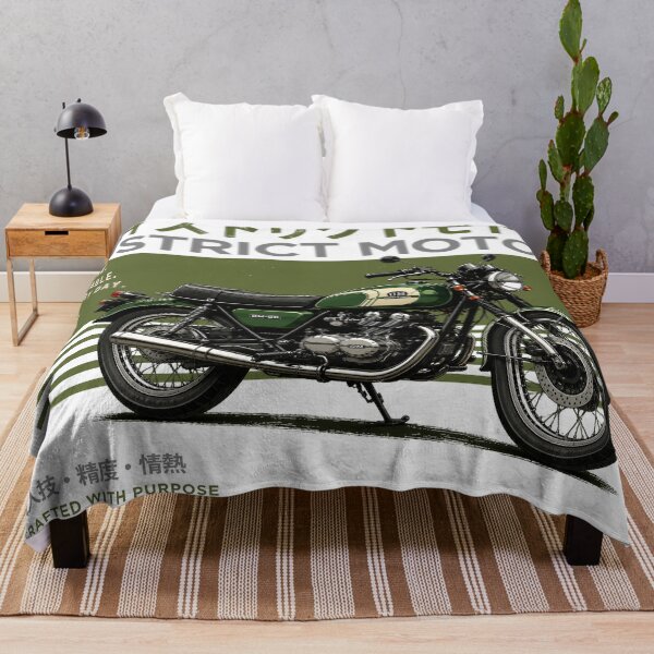 Item preview, District Moto DM-08 Japanese Daily Rider Heritage Motorcycle Graphic T-Shirt designed and sold by Triple Threads.