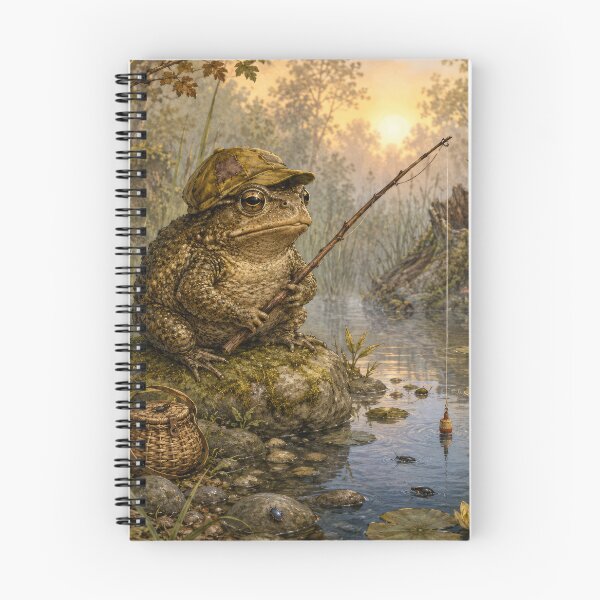 Item preview, The Patient Pond Fisher designed and sold by thewandswant.