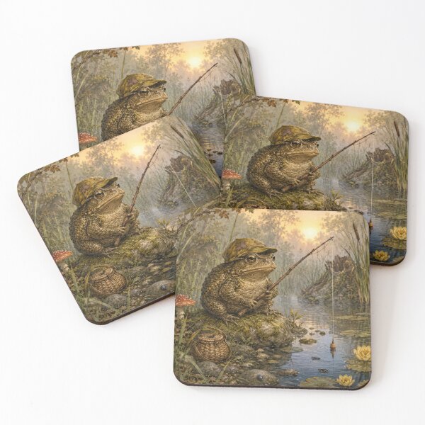 Item preview, The Patient Pond Fisher designed and sold by thewandswant.