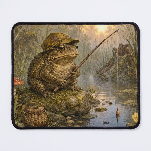 Item preview, The Patient Pond Fisher designed and sold by thewandswant.