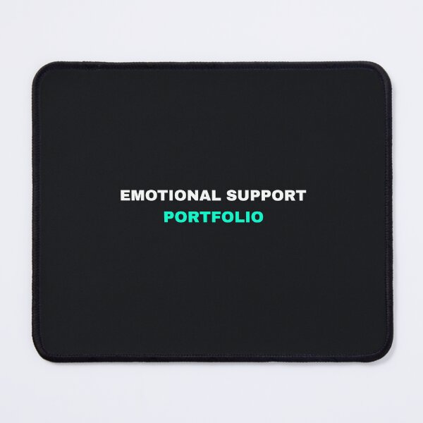 Item preview, Funny Emotional Support Portfolio Crypto Finance Minimalist designed and sold by ShapingMinds.