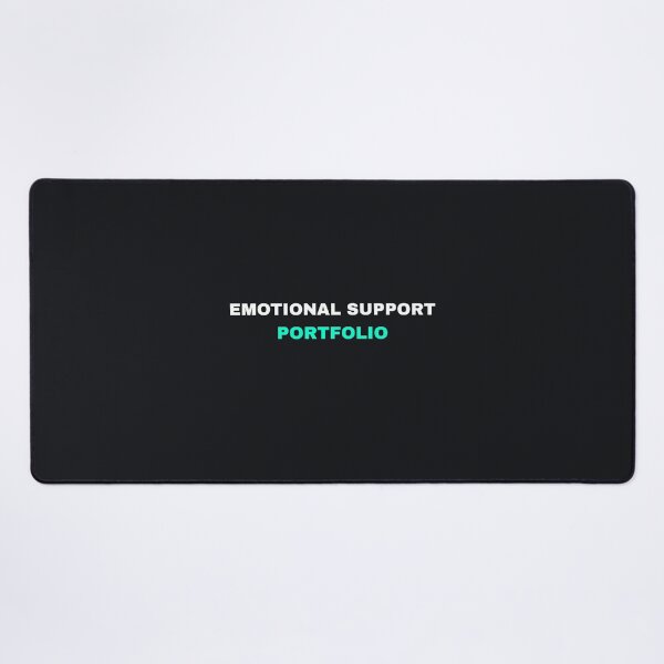 Item preview, Funny Emotional Support Portfolio Crypto Finance Minimalist designed and sold by ShapingMinds.