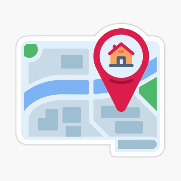 Item preview, Property Map - Real Estate Location Sticker for Neighborhood Guides designed and sold by Tr Creative Design.