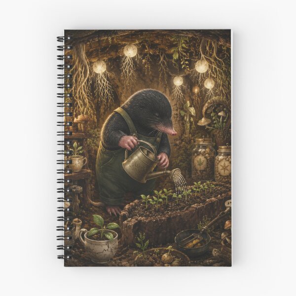 Item preview, The Mole’s Magical Underground Garden designed and sold by thewandswant.
