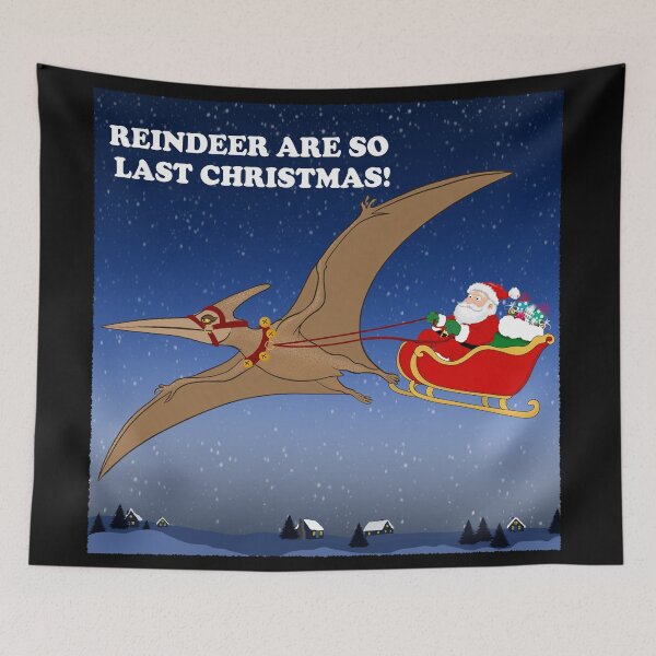 Item preview, Pterodactyl Santa Christmas Adventure Reindeer So Last Christmas designed and sold by daphsam.