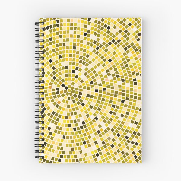 Item preview, Vintage Disco Glam – Concentric Mirror Tile Mosaic | Yellow designed and sold by Frohyou.