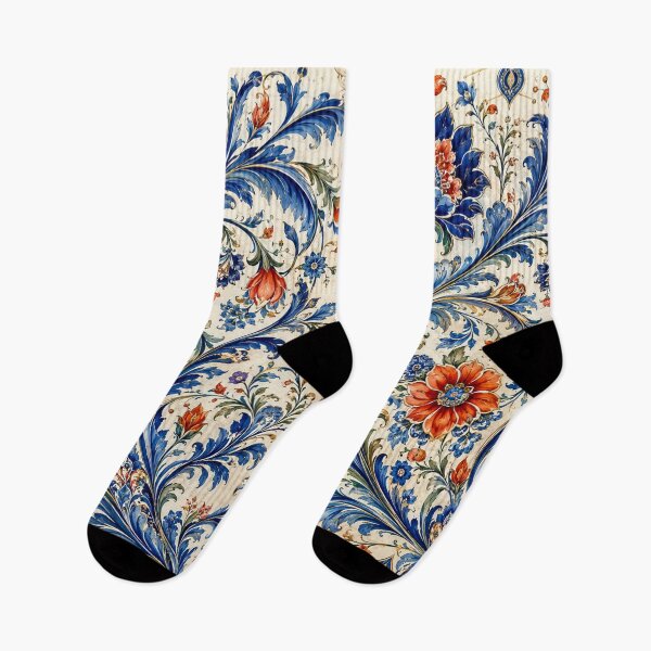 Artikelvorschau, Norwegisches Rosemaling-Öl auf, norwegisches blaues Telemark-Rosemaling entworfen und verkauft von Owneysweet.