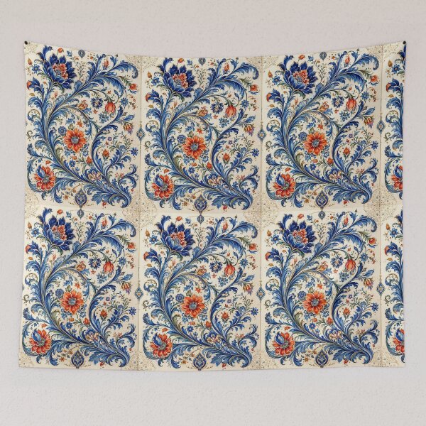 Artikelvorschau, Norwegisches Rosemaling-Öl auf, norwegisches blaues Telemark-Rosemaling entworfen und verkauft von Owneysweet.