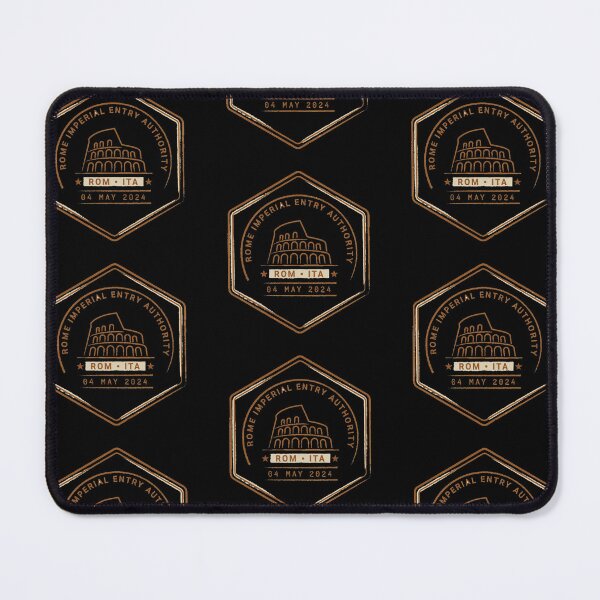 Item preview, Rome Mid‑Century Passport Stamp Retro Travel Sticker designed and sold by stickercuffs.
