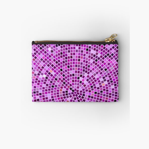 Item preview, Vintage Disco Glam – Concentric Mirror Tile Mosaic | Purple designed and sold by Frohyou.