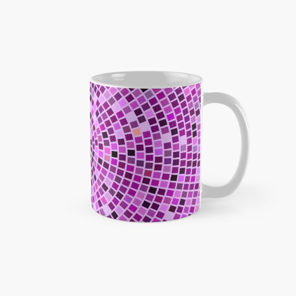 Item preview, Vintage Disco Glam – Concentric Mirror Tile Mosaic | Purple designed and sold by Frohyou.