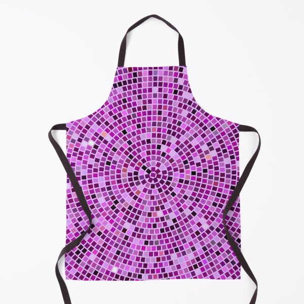 Item preview, Vintage Disco Glam – Concentric Mirror Tile Mosaic | Purple designed and sold by Frohyou.