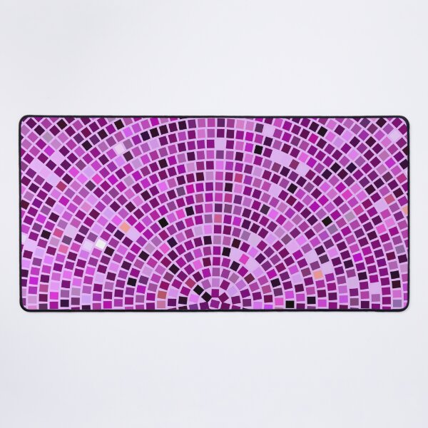 Item preview, Vintage Disco Glam – Concentric Mirror Tile Mosaic | Purple designed and sold by Frohyou.