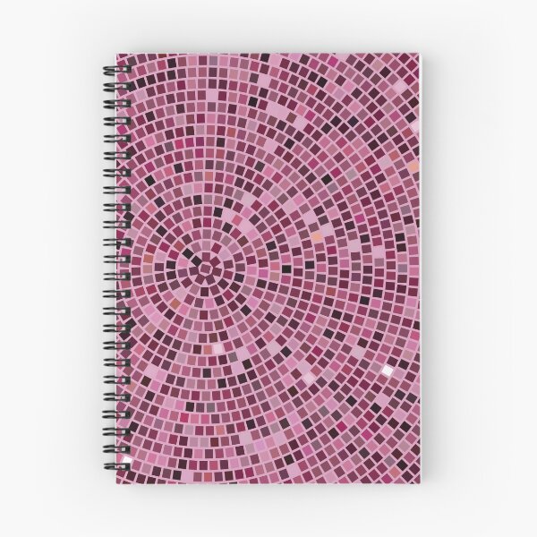 Item preview, Vintage Disco Glam – Concentric Mirror Tile Mosaic | Pink designed and sold by Frohyou.