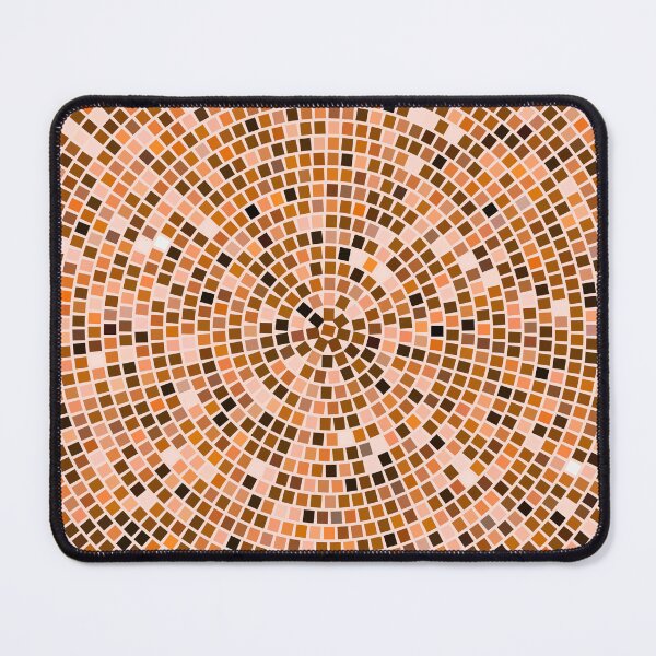 Item preview, intage Disco Glam – Concentric Mirror Tile Mosaic | Brown designed and sold by Frohyou.