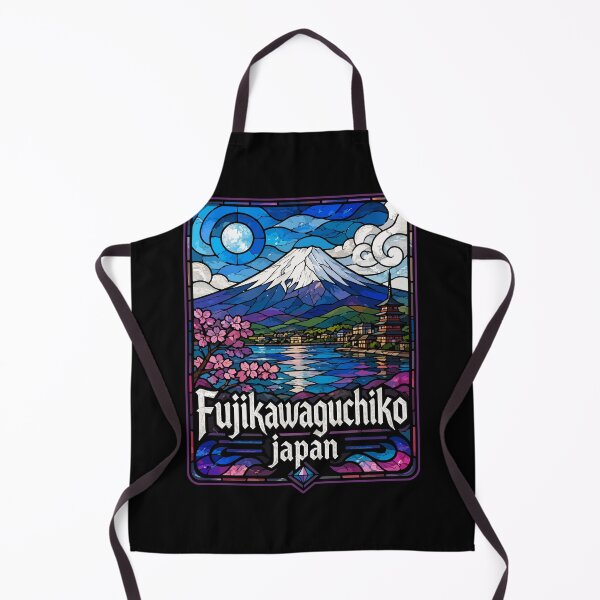 Item preview, Fujikawaguchiko Japan Fuji Stained Glass Art Travel designed and sold by TomFrontierArt.