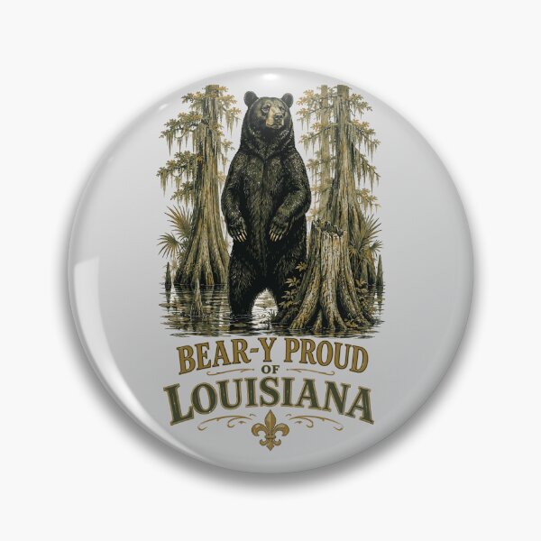 Item preview, Bear-y Proud Louisianan designed and sold by taiche.